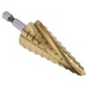 DeWALT HSS Step Drill Bit Hex Shank 6.35 mm 3-20.34 mm Diameter Titanium Finish DT5030-QZ