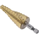 DeWALT HSS Step Drill Bit Hex Shank 6.35 mm 3-20.34 mm Diameter Titanium Finish DT5030-QZ
