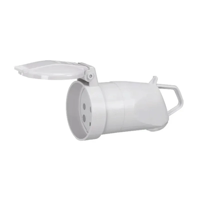 Legrand 20A 400V Europe Mains Connector Grey Cable Polymer Screw 0 556 67