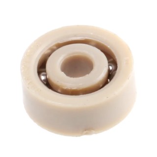 Igus Single Row Deep Groove Ball Bearing 3 mm ID, 10 mm OD, 4 mm Race Width, Stainless Steel Balls, PEEK BB-623-A500-70-ES