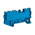 Phoenix Contact Feed Through Terminal Block PT 4-TWIN BU Series Blue, 32A, 800V, 1-Level, Push-in Termination, IECEx 3211775