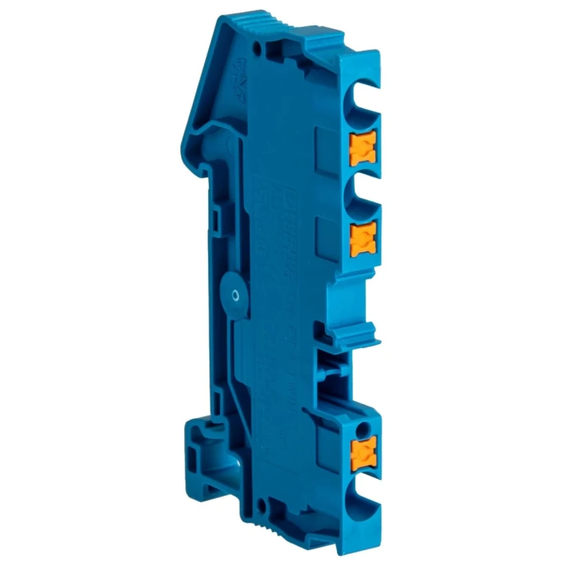 Phoenix Contact Feed Through Terminal Block PT 4-TWIN BU Series Blue, 32A, 800V, 1-Level, Push-in Termination, IECEx 3211775