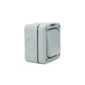 MK Electric Grey 1 Way 1 Gang Flush Mount Light Switch 250V 10A Polycarbonate Masterseal K56400GRY
