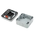 MK Electric Grey 1 Way 1 Gang Flush Mount Light Switch 250V 10A Polycarbonate Masterseal K56400GRY