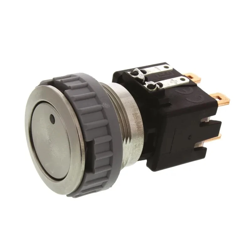Schurter Illuminated Push Button Switch, Latching, Panel Mount, 22 mm Cutout, DPDT, Red LED, IP00/IP64, 30V 1241.6833.1121000