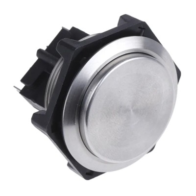 Bulgin MP Series Push Button Switch, Momentary, Panel Mount, 27.7 mm Cutout, SPDT, IP68, 250 V AC MP0050/2