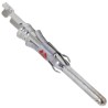 TE Connectivity Type III Series Male Crimp Terminal 26 AWG Min Crimp, 24 AWG Max, 13A Current, Tin Plated Brass 1-66107-1