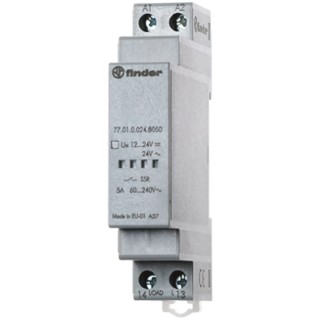Finder Solid State Relay 5 A Load, 265 V AC Load Voltage, 240 V AC Control Voltage, DIN Rail Mount 77.01.8.230.8050