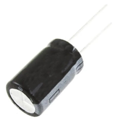 RS PRO 470 nF 100V dc Radial Through Hole Aluminium Capacitor 711-1677