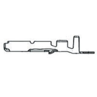 TE Connectivity Automotive Connector Terminal MIC Female Receptacle Crimp 2.6mm Diameter 170307-1