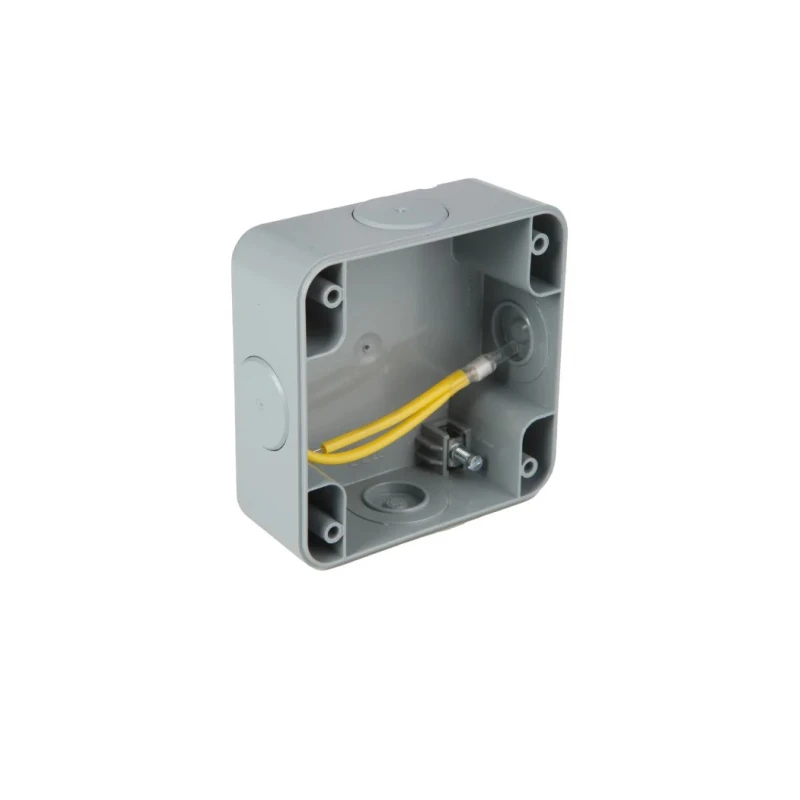 MK Electric Grey 2 Way Push Button Light Switch 1 Gang, Polycarbonate, IP65, 10A, Masterseal K56407GRY