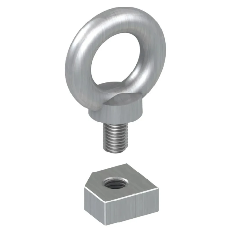 Schneider Electric Steel Eye Bolt M12 Thread 29 mm Galvanised 340 kg Load NSYSMEB