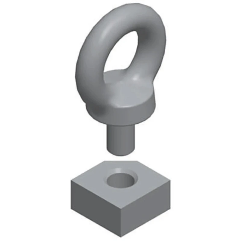 Schneider Electric Steel Eye Bolt M12 Thread 29 mm Galvanised 340 kg Load NSYSMEB