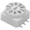 KNITTER-SWITCH Subminiature Surface Mount Rotary Coded DIP Switch PCB Mount 24V DC SMR60016