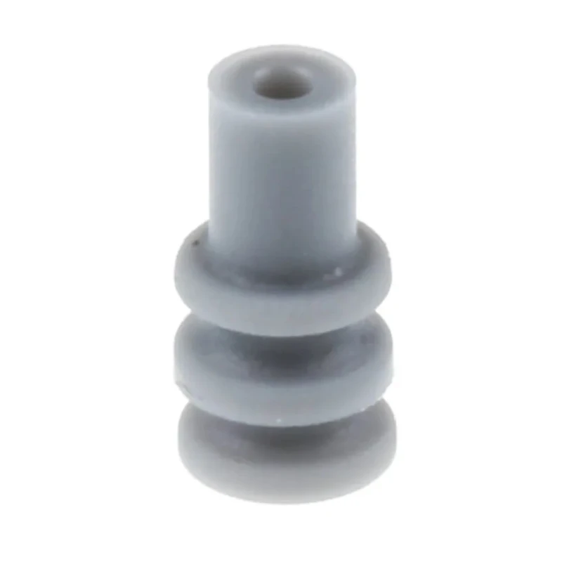 TE Connectivity Automotive Connector Seal MCP Cable Male Seal Plug Plug-In Silicone Grey 963530-1