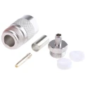 Telegartner N Series Coaxial Connector Cable Female N Connector, 50 Ω, Straight Body, Solder Termination J01021H0097
