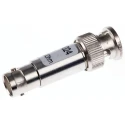 Telegartner RF Attenuator BNC Plug to BNC Socket 75Ω Impedance 4-6GHz 10dB Maximum Attenuation J01006A0024