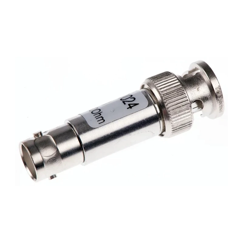 Telegartner RF Attenuator BNC Plug to BNC Socket 75Ω Impedance 4-6GHz 10dB Maximum Attenuation J01006A0024
