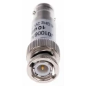 Telegartner RF Attenuator BNC Plug to BNC Socket 75Ω Impedance 4-6GHz 10dB Maximum Attenuation J01006A0024