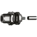 Telegartner N Series Panel Mount Female N Coaxial Connector 50 Ω Straight Body Solder J01021H0089