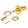 Telegartner SMA Series Coaxial Connector Panel Mount Female SMA, 50 Ω, Straight Body Crimp J01151A0001