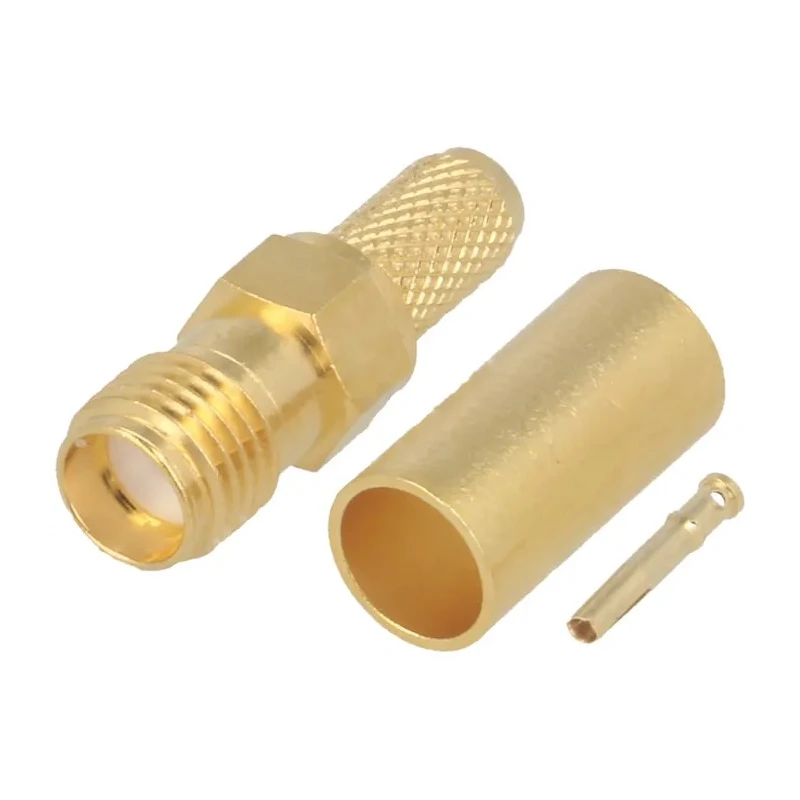Telegartner SMA Series Coaxial Connector Cable Female SMA, 50 Ω, Straight Body Crimp J01151A0491
