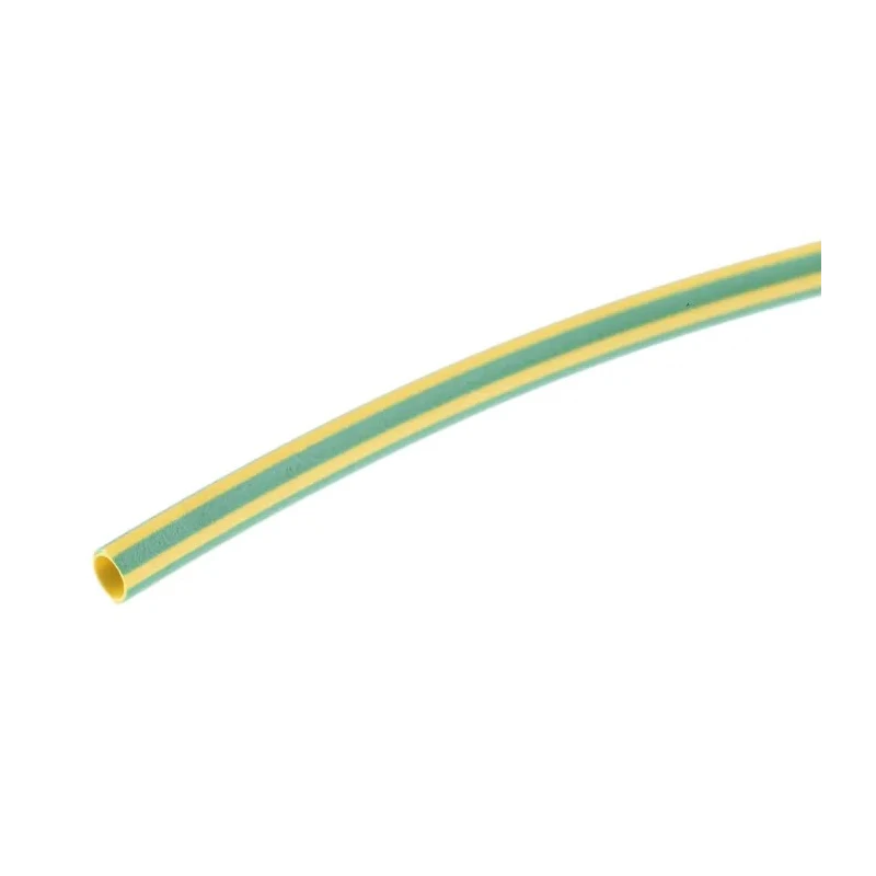 HellermannTyton Heat Shrink Tubing Green 1.5 mm Sleeve Diameter x 200 mm Length 3:1 308-30165 HIS-3-BAG-1.5/0.5-PO-X-GNYE