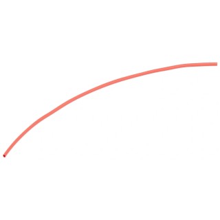 HellermannTyton Heat Shrink Tubing Red 1.6 mm Sleeve Diameter x 200 mm Length 3:1 Shrink 308-30160 HIS-3-BAG-1.5/0.5-PO-X-RD