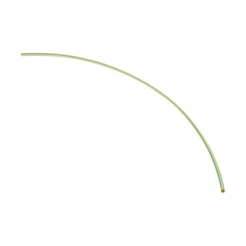 HellermannTyton Heat Shrink Tubing Green 1.5 mm Sleeve Diameter x 200 mm Length 3:1 308-30165 HIS-3-BAG-1.5/0.5-PO-X-GNYE