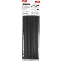 HellermannTyton Heat Shrink Tubing Black 12 mm Sleeve Diameter x 200 mm Length 3:1 Shrink 308-31210 HIS-3-BAG-12/4-PO-X-BK