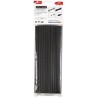 HellermannTyton Heat Shrink Tubing Black 12 mm Sleeve Diameter x 200 mm Length 3:1 Shrink 308-31210 HIS-3-BAG-12/4-PO-X-BK