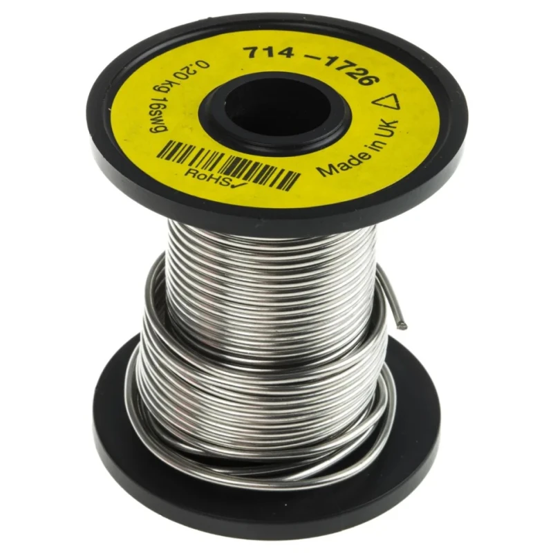 RS PRO Silver Nickel Chrome Resistance Wire 11.5m, 1.63mm Diameter, Max Operating Temp 1150°C 714-1726