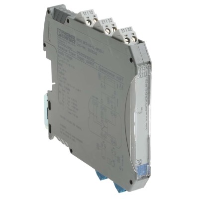Phoenix Contact Galvanic Barrier Analogue ATEX DIN Rail Mount 19.2-30V DC 600Ω Safety Current 93mA 125-253V DC 2865340