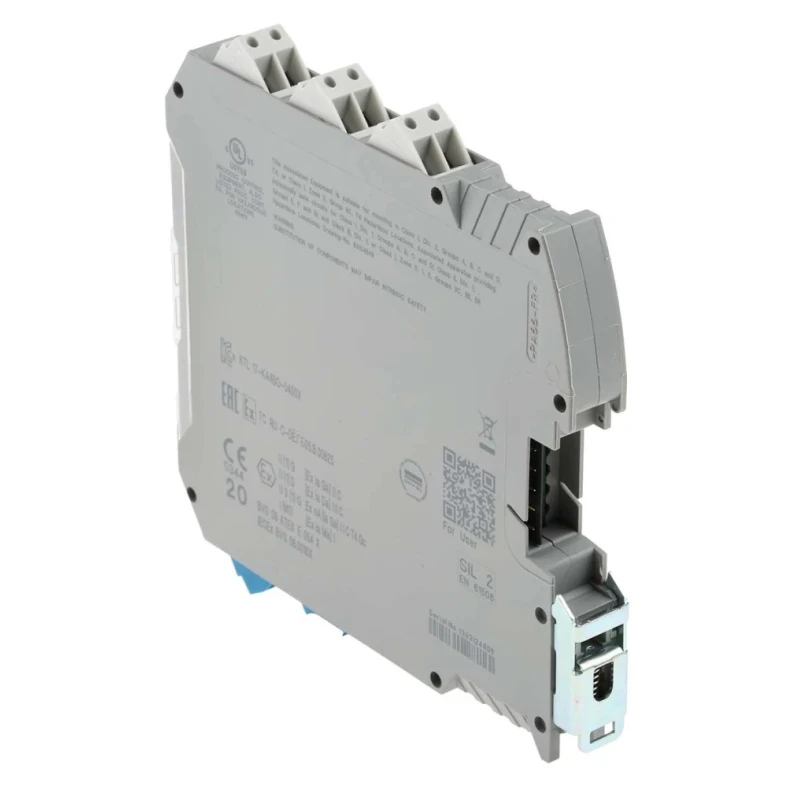 Phoenix Contact Galvanic Barrier Analogue ATEX DIN Rail Mount 19.2-30V DC 600Ω Safety Current 93mA 125-253V DC 2865340