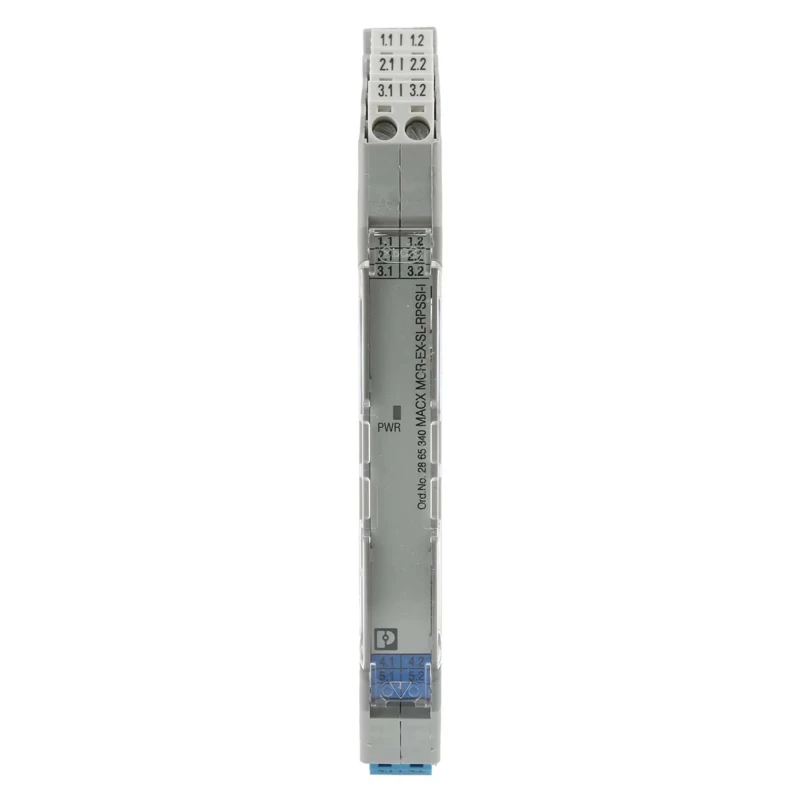 Phoenix Contact Galvanic Barrier Analogue ATEX DIN Rail Mount 19.2-30V DC 600Ω Safety Current 93mA 125-253V DC 2865340