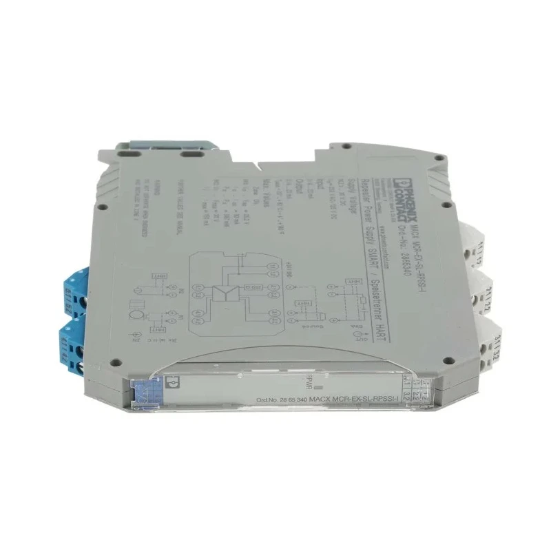 Phoenix Contact Galvanic Barrier Analogue ATEX DIN Rail Mount 19.2-30V DC 600Ω Safety Current 93mA 125-253V DC 2865340