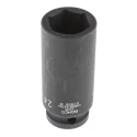 Bahco 24 mm 1/2 in Drive Impact Socket, Hexagon Alloy Steel, Phosphate Finish, 78mm Length K7806M-24