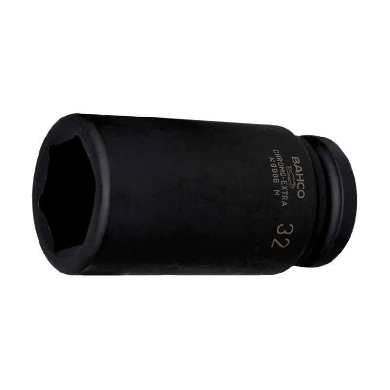 Bahco 28.58 mm Hexagon Drive Impact Socket 19.05 mm Drive Size, 90mm Length K8906Z-1.1/8