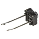 TE Connectivity Black Tactile Switch Button 1.4 mm SPST 50mA 24V dc Surface FSM4JRT