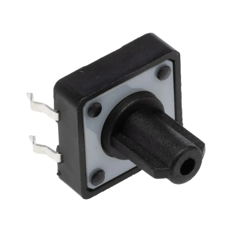 TE Connectivity Black Tactile Switch Button 8.02 mm SPST 50mA 24 V dc Surface FSM102