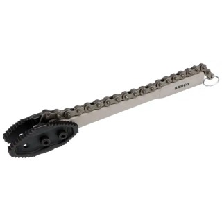 Bahco Chain Wrench, 38.1 mm Jaw Capacity, 350mm Overall Length, Metal Handle, Non-Sparking 372-1.1/2