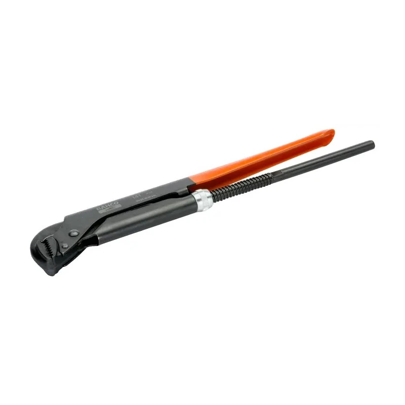 Bahco 45 mm Jaw Capacity Pipe Wrench, 320mm Overall Length, Metal Handle, Alloy Steel, Model 141