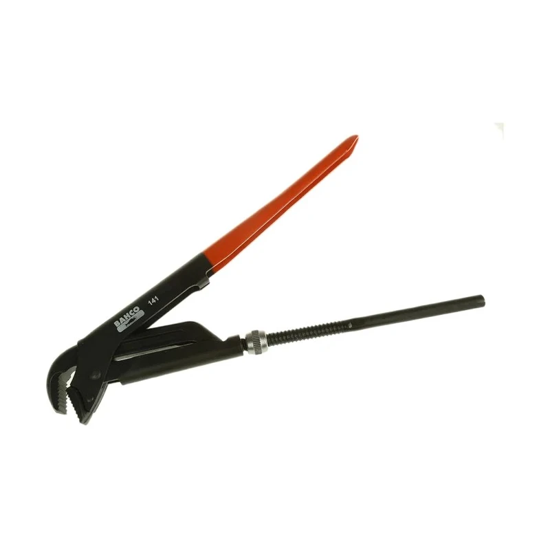 Bahco 45 mm Jaw Capacity Pipe Wrench, 320mm Overall Length, Metal Handle, Alloy Steel, Model 141