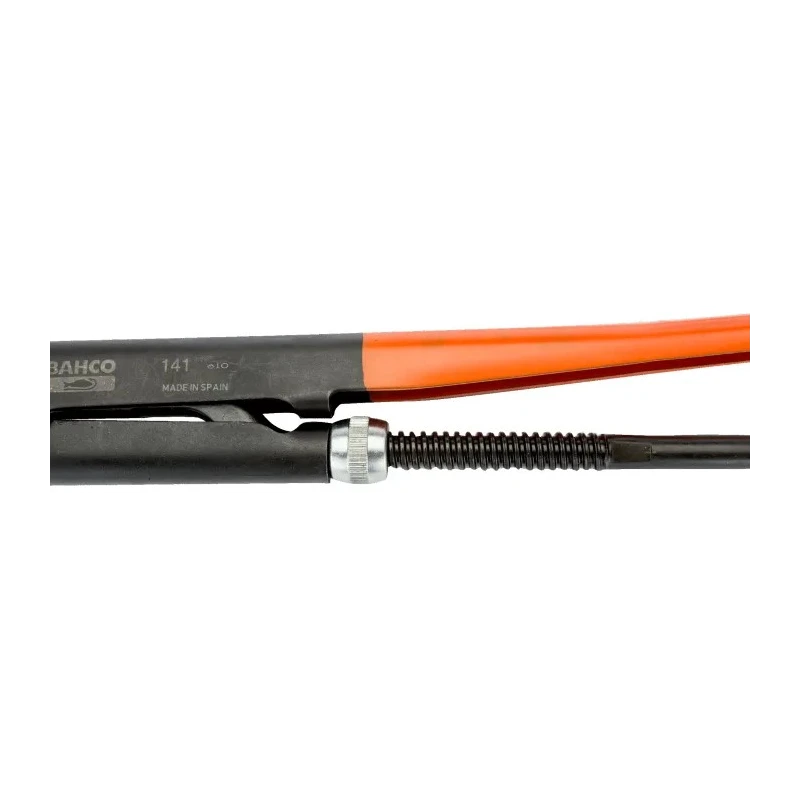 Bahco 45 mm Jaw Capacity Pipe Wrench, 320mm Overall Length, Metal Handle, Alloy Steel, Model 141