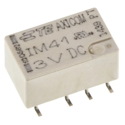 TE Connectivity Surface Signal Relay, 3V DC Coil, 2A Switching Current, DPDT Contact Configuration, Surface Mount 5-1462037-4