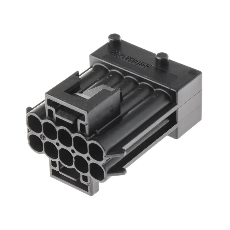 TE Connectivity Junior Power Timer Automotive Connector Male Black Cable 10 Way Solder Termination 1-965423-1