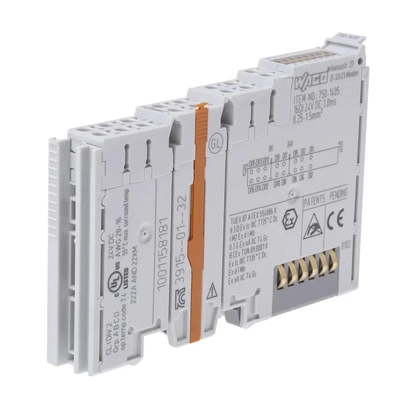 WAGO PLC I/O Digital Module 16 Channels 500V Isolation Voltage Micro800 