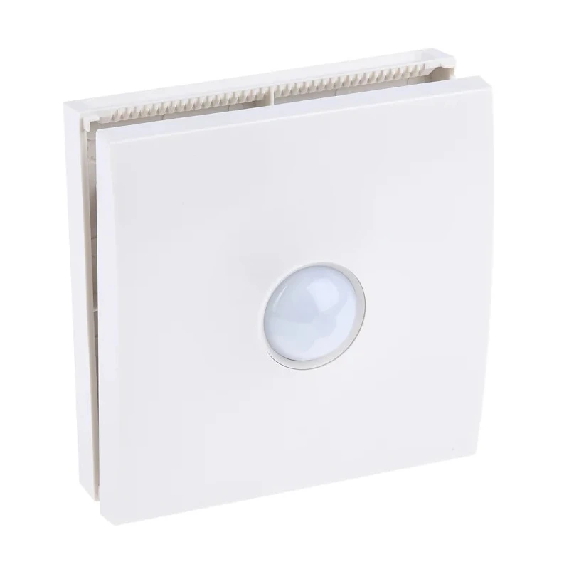 RS PRO Wall Mount PIR Motion Sensor Light Switch 10A 240V AC ABS White 719-1875