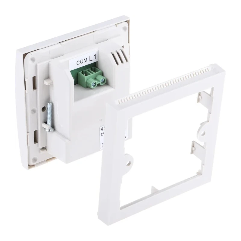 RS PRO Wall Mount PIR Motion Sensor Light Switch 10A 240V AC ABS White 719-1875