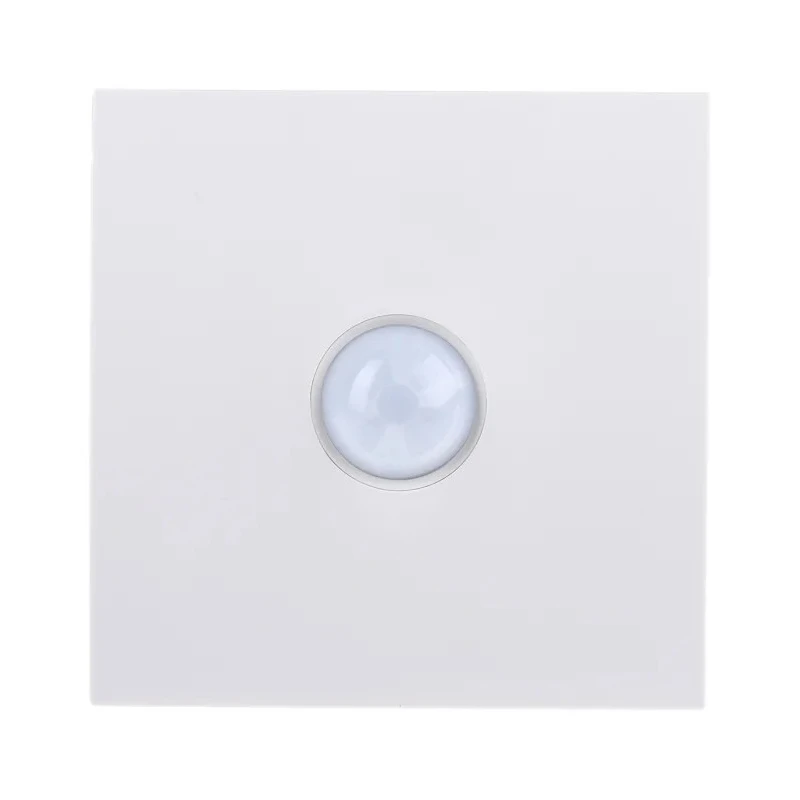 RS PRO Wall Mount PIR Motion Sensor Light Switch 10A 240V AC ABS White 719-1875